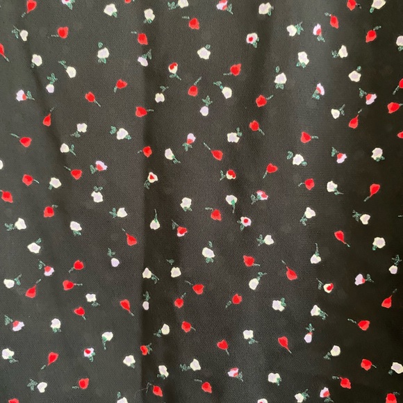 Lauren Conrad Floral and Polka Dot Print long Sleeve Blouse XS - Picture 2 of 7